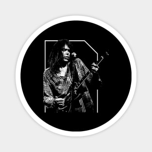 Neil Young  // Vintage Style Design Magnet